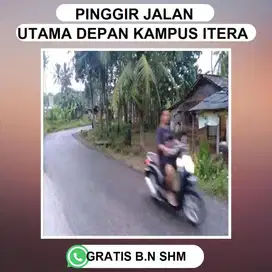 TANAH ITERA DEPAN INDOMARET KAMPUS ITERA