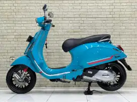 SCUTER IDAMAN‼️ Vespa Sprint S 150 ABS 2022 Blue Audace Mustika motor