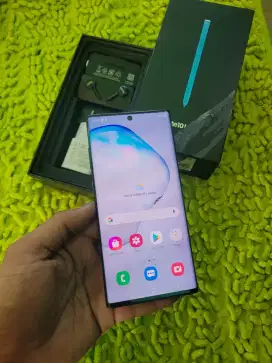 Samsung Note 10+ ram 12/256 mulus fulset