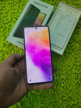 Samsung A73 5g ram 8+8/256 minus garis pink 1 helai Djamin sangat aman