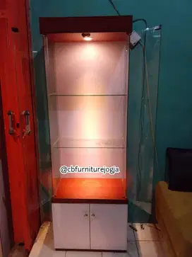 lemari hias lampu titik