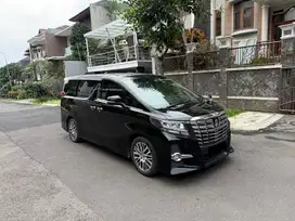 Dp 15jt - Alphard SC built up matic 2016 hitam || 2017