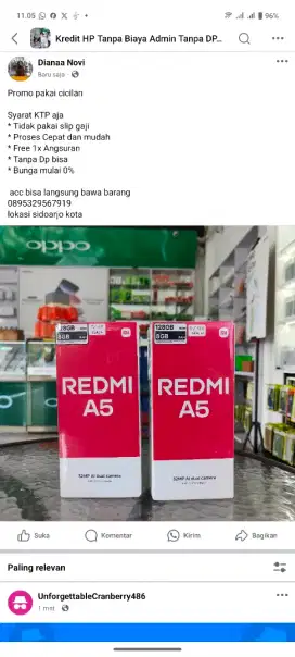 ANDROID MURAH REDMI A5