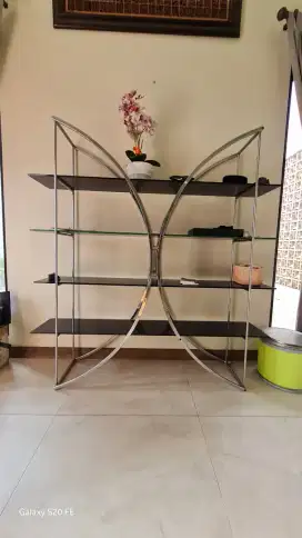 Rak Stainless Steel Kaca Tempered