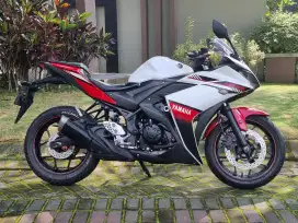 Yamaha R25 thn 2016 Merah Putih Odo 36rb Plat AG Tlg Koko Motor