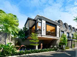 Dijual rumah townhouse mewah 2.5 lantai 900 jt ada rooftop di cipayung