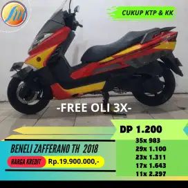 BENELLI ZAFFERANO TH 2018 FREE KIRIM SEJABODETABEK DAN BERGARANSI