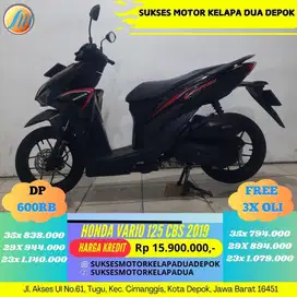 HONDA VARIO 125 CBS 2019 CASH/KREDIT DP MURAH ANGSURAN RINGAN
