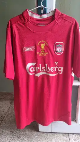 JERSEY LIVERPOOL FINAL UCL 2005 GERRARD 8 LIKE ORI