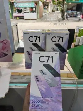 Terbaru Realme C71 6+6/128 GB NFC Free BONUS