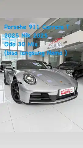 Porsche 911 Carrera T Nik2025 Grey on black Ready Stok