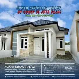 Dijual Rumah di Tibang Dekat Simpang Mesra - DP Hanya 15 Juta Saja!