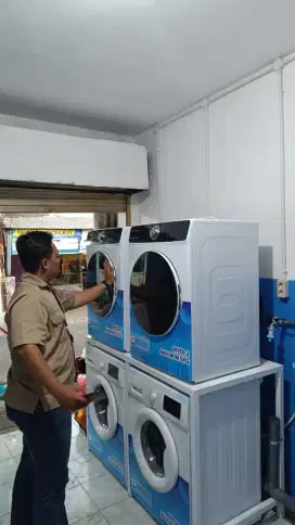 PAKET USAHA LAUNDRY KILOAN KOIN SURABAYA ADA PENDAMPINGAN BISNIS