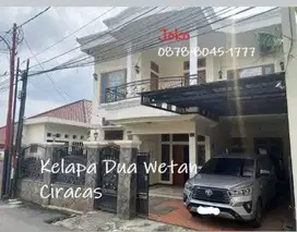 Rumah Mewah 2 Lt MURAH di Kelapa Dua Wetan, Ciracas, Jakarta Timur