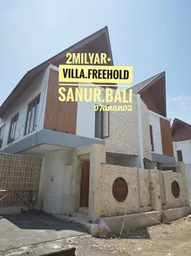 Freehold Villa ready cluster onegate mewah Sanur Denpasar Tumur Bali