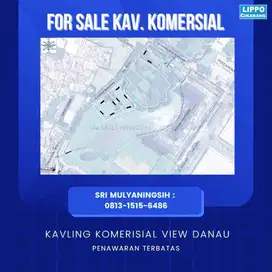 DI JUAL CEPAT TANAH KOMERSIAL DENGAN VIEW DANAU DI LIPPO CIKARANG