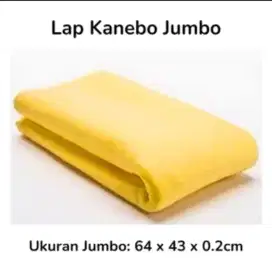 Lap kanebo jumbo ukuran 64x43x 0.2 cm no packing