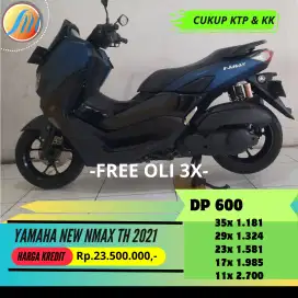 YAMAHA NMAX NEW TH 2021 FREE KIRIM SEJABODETABEK DAN SIAP PAKAI