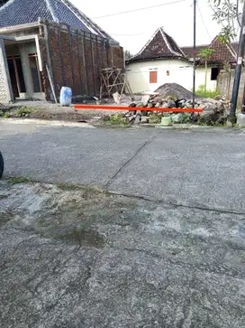 Tanah Murah Kalasan view sawah dekat jalan LPMP