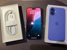 IPHONE 16 PLUS 128GB BLUE / BIRU EX IBOX