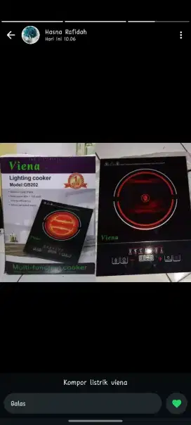 Kompor listrik Viena