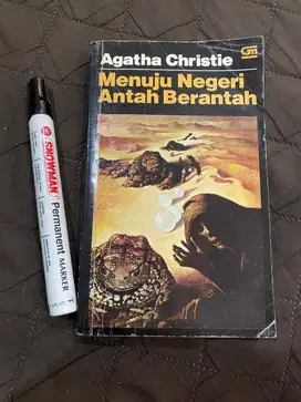 NOVEL AGATHA CHRISTIE - MENUJU NEGRI ANTAH BERANTAH - PRELOVED