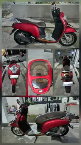 Scoopy stylish 2019 merah
