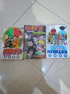 Komik Naruto dan Hunter x Hunter asli japan (harga satuan)