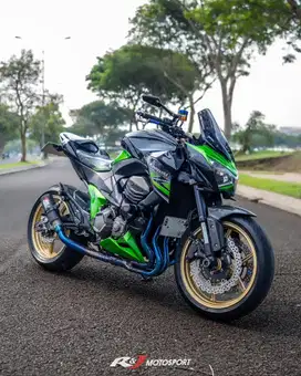 (Full Paper) Kawasaki Z800 nik 2013 Warna Hijau Knalpot Rockvan FS