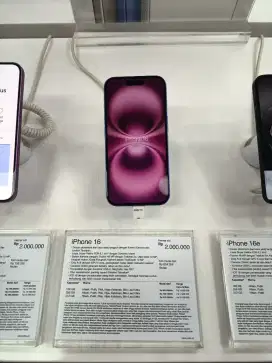 KREDIT IPHONE 16 BASIC PAKE PROMO BUNGA SPESIAL O% HOME CREDIT