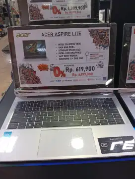 Laptop acer aspire lite cicilan ringan Ram 8/ 256GB SSD
