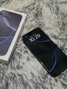 iBox iPhone 16 Pro Max 256GB Black Titanium Fullset SA/A Garansi On