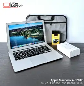 Macbook Air 2017 13 inch Core i5 RAM 8GB SSD 128GB Laptop Second Bekas