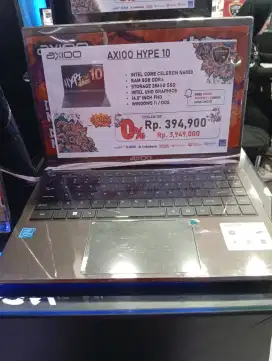 Laptop 3jutaan Spek keren AXIOO HYPE 10 RAM 8/256GB  SSD