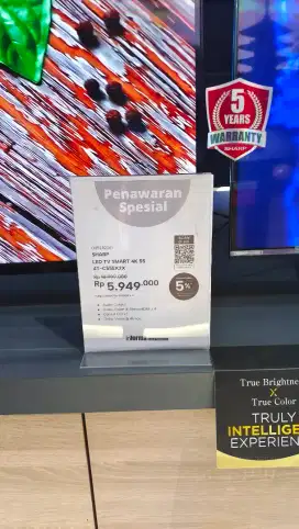 SHARP

LED TV SMART 4K 55

4T-C55EK2X