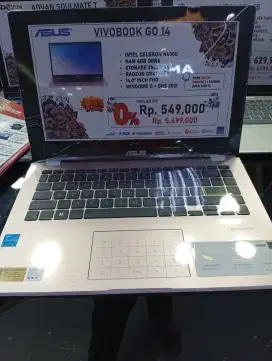 Laptop murah!! Asus Vivobook Go 14, Ram 4/256GB