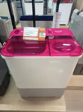 Promo Cicilan Mesin Cuci Sharp 2 Tabung Tanpa DP & Bunga 0%