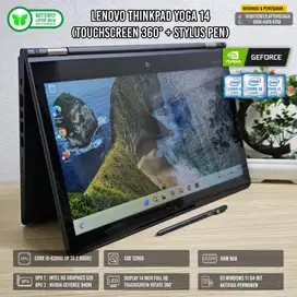 Lenovo Thinkpad Yoga 14 (Dual GPU) Layar Touchscreen Core I5 8/128GB