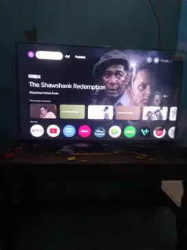 Tv smart google Aqua 32in kumplit baru sebulan pakai