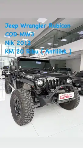 Jeep Wrangler Rubicon Cod Mw3 Nik2012 Black Siap Pakai