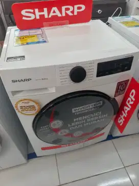 Promo cicilan mesin cuci Sharp 8kg syarat KTP aja