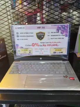 CICILAN TANPA DP CUKUP KTP PASTI ACC HP RYZEN 3 8/512GB  WINDOWS11+OHS