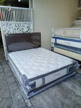 Simmons Charming set dipan uk 160 x 200 kondisi baru gress jual rugi