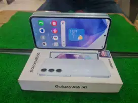 Samsung A55 5G 8/256 gb lengkap normal