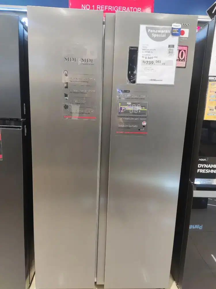 KULKAS SHARP SBS 472 LTR
