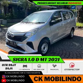 (Dp5jt) Daihatsu Sigra D Manual 2021 Plat H ORISINIL Kredit Murah