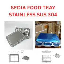 Jual Food Tray - Nampan - Ompreng Stainless SUS 304