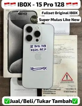 iphone 15 pro 128gb second ibox