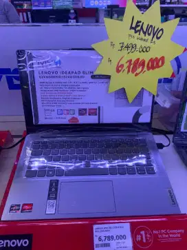 Laptop Lenovo IPS3 R3 7320 W11 OHs 512 GB Bisa cicilan cukup KTP aja