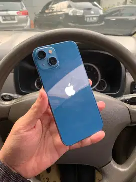iPhone 13 128 gb biru second normal all operator